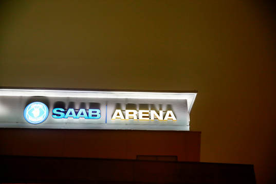 SAAB Arena före ishockeymatchen i SHL mellan Linköping