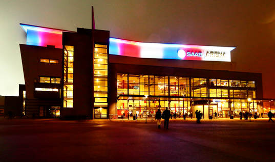 SAAB Arena före ishockeymatchen i SHL mellan Linköping