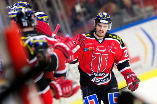 Örebros Martin Johansson jublar