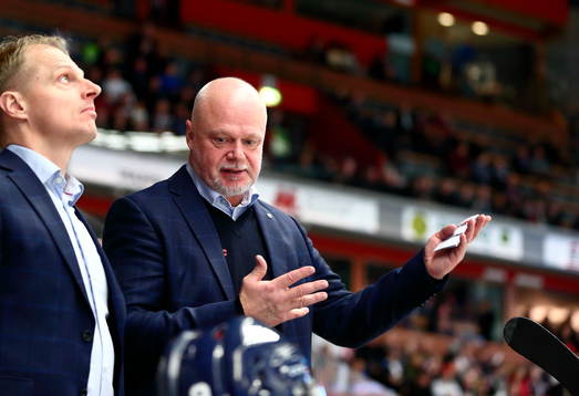 Linköpings assisterande tränare Magnus Hävelid och