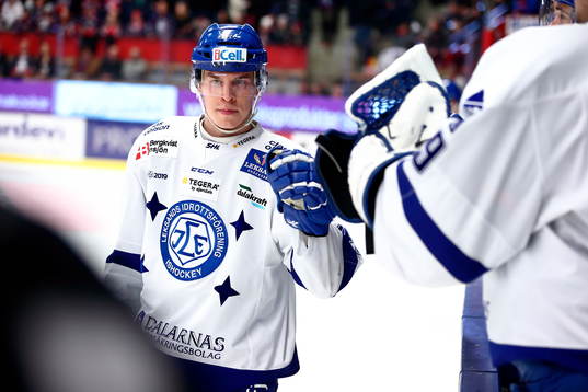 Leksand-spelare jublar