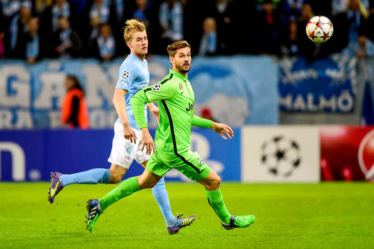 s Filip Helander och Juventus Fernando Llorente