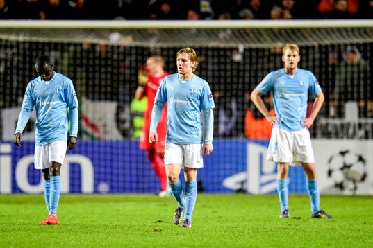 s Enock Kofi Adu  Emil Forsberg och Filip Helander deppar