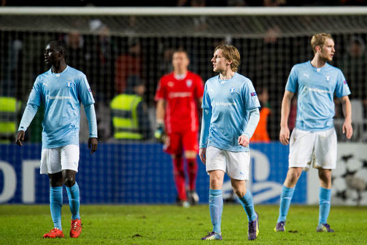 s Enock Kofi Adu, Emil Forsberg och Filip Helander deppar
