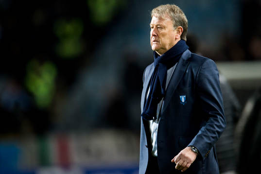 s tränare Åge Hareide deppar