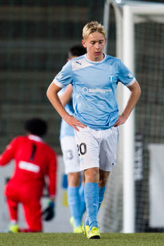 Malmö FFs Johan Brannefalk deppar