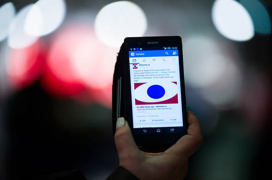 Allehanda informerar om förseningen via Facebook