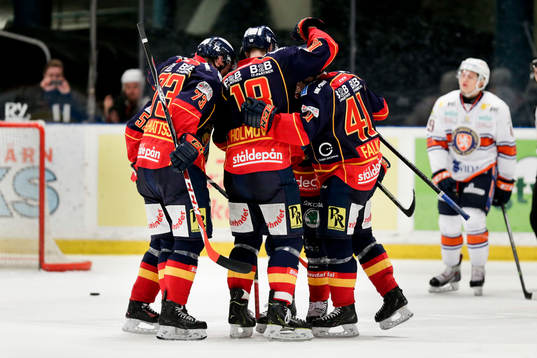 Djurgårdens spelare jublar