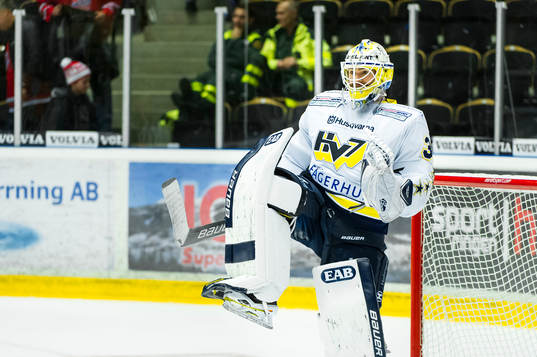 s målvakt Gustaf Wesslau jublar