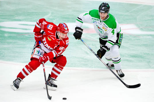 Timrås Per Hallin och Rögles Alen Bibic