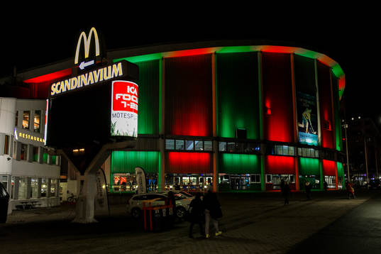 Scandinavium innan ishockeymatchen i SHL mellan Frölunda
