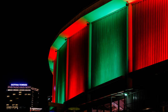 Scandinavium innan ishockeymatchen i SHL mellan Frölunda