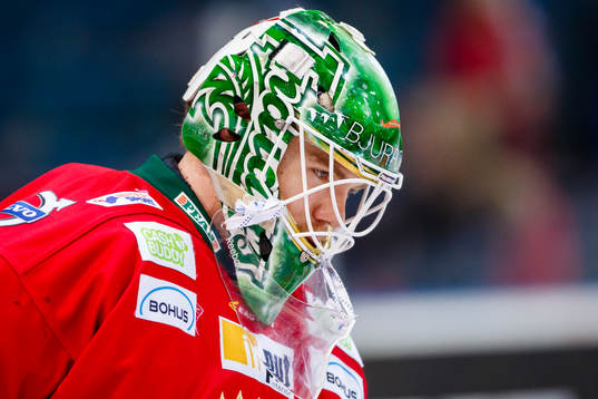 Frölundas målvakt Linus Fernström