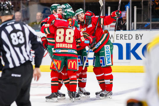 Frölundas Christian Bäckman, Andreas Johnson och Max