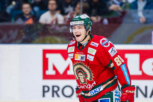 Frölundas Andreas Johnson jublar