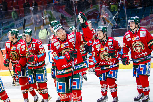 Frölundas Joel Lundqvist tackar publiken