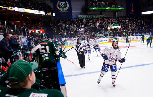 Linköpings Jakub Vrana jublar