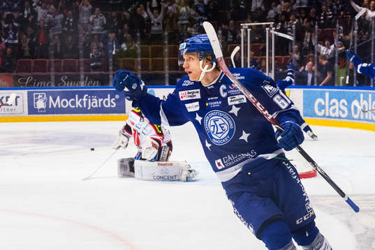 Leksands  Johan Ryno jublar