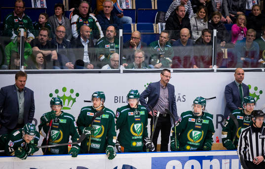 Färjestads Färjestads tränare Tommy Samuelsson och