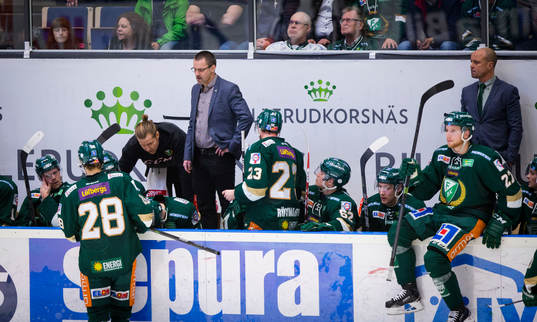 Färjestads Färjestads tränare Tommy Samuelsson och