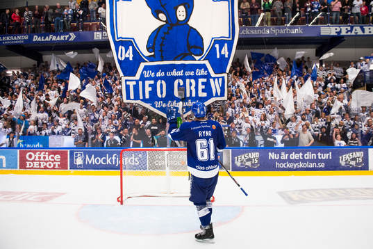 Leksands Johan Ryno tackar publiken