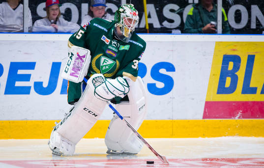 Färjestads målvakt Fredrik Pettersson Wentzel