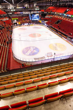 Gavlerinken arena före ishockeymatchen i SHL mellan