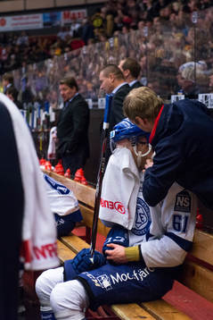 Leksands Johan Ryno har ont