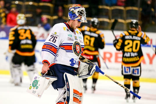 Växjös målvakt Stefan Steen deppar