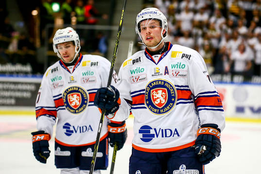 Växjös Alexander Johansson och Robert Rosen deppar