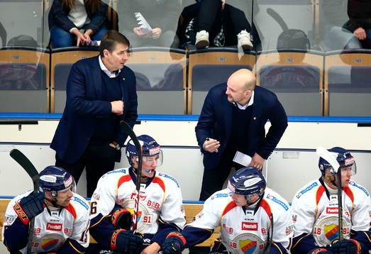 Djurgårdens tränare Hans Särkijärvi  och assisterande
