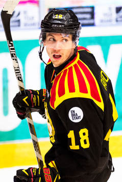Brynäs Anton Rödin jublar