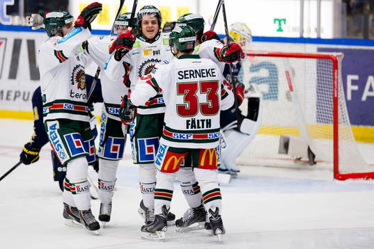 Frölundas Mattias Janmark jublar