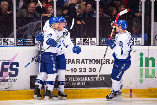 Leksands Robin Gartner , Martin Grönberg  och Jens