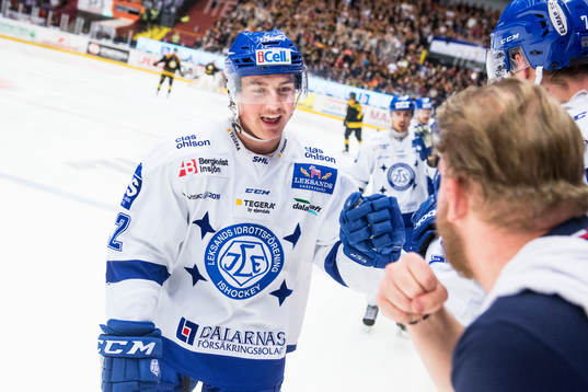 Leksands Martin Grönberg jublar