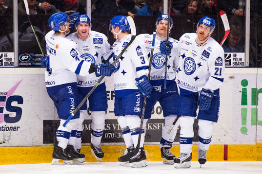 Leksands Robin Gartner , Martin Grönberg , Linus