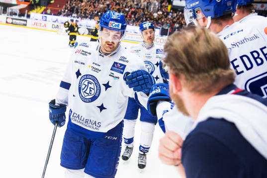 Leksands  Mattias Ritola  jublar
