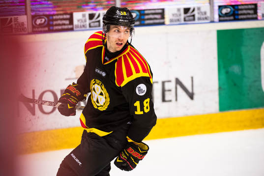 Brynäs Anton Rödin jublar
