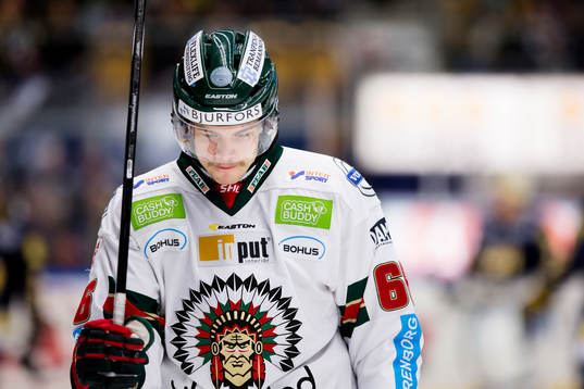 Frölundas Oscar Fantenberg deppar
