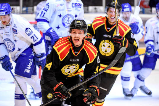 Brynäs Daniel Brodin jublar
