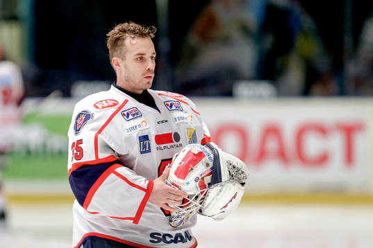 Södertäljes målvakt Tim Sandberg