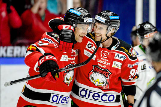 under ishockeymatchen i Hockeyallsvenskan mellan Malmö