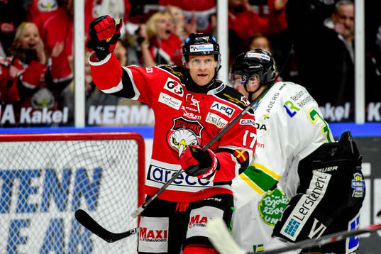 under ishockeymatchen i Hockeyallsvenskan mellan Malmö