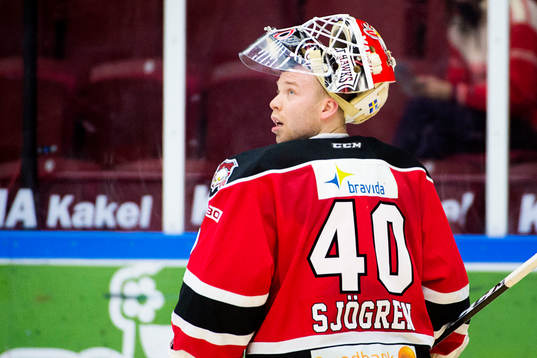 Malmö Redhawks målvakt Pontus Sjögren