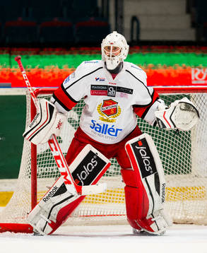 Almtunas målvakt Alexander Sahlin