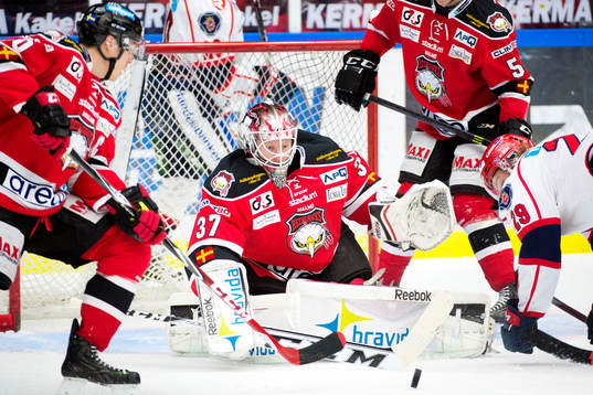 Malmö Redhawks målvakt Jonas Gunnarsson