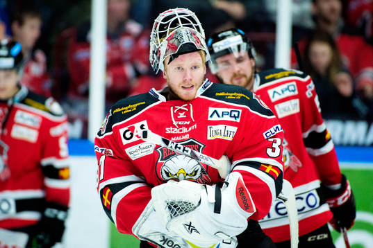 Malmö Redhawks målvakt Jonas Gunnarsson