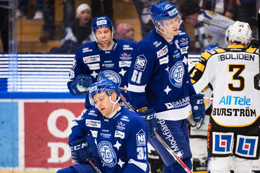 Leksands Joonas Rönnberg, Johan Ryno och Jens Bergenström