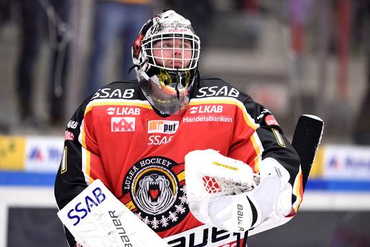Luleås målvakt Daniel Larsson