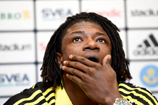 AIK presenterar nyförvärvet Mohamed Bangura på en